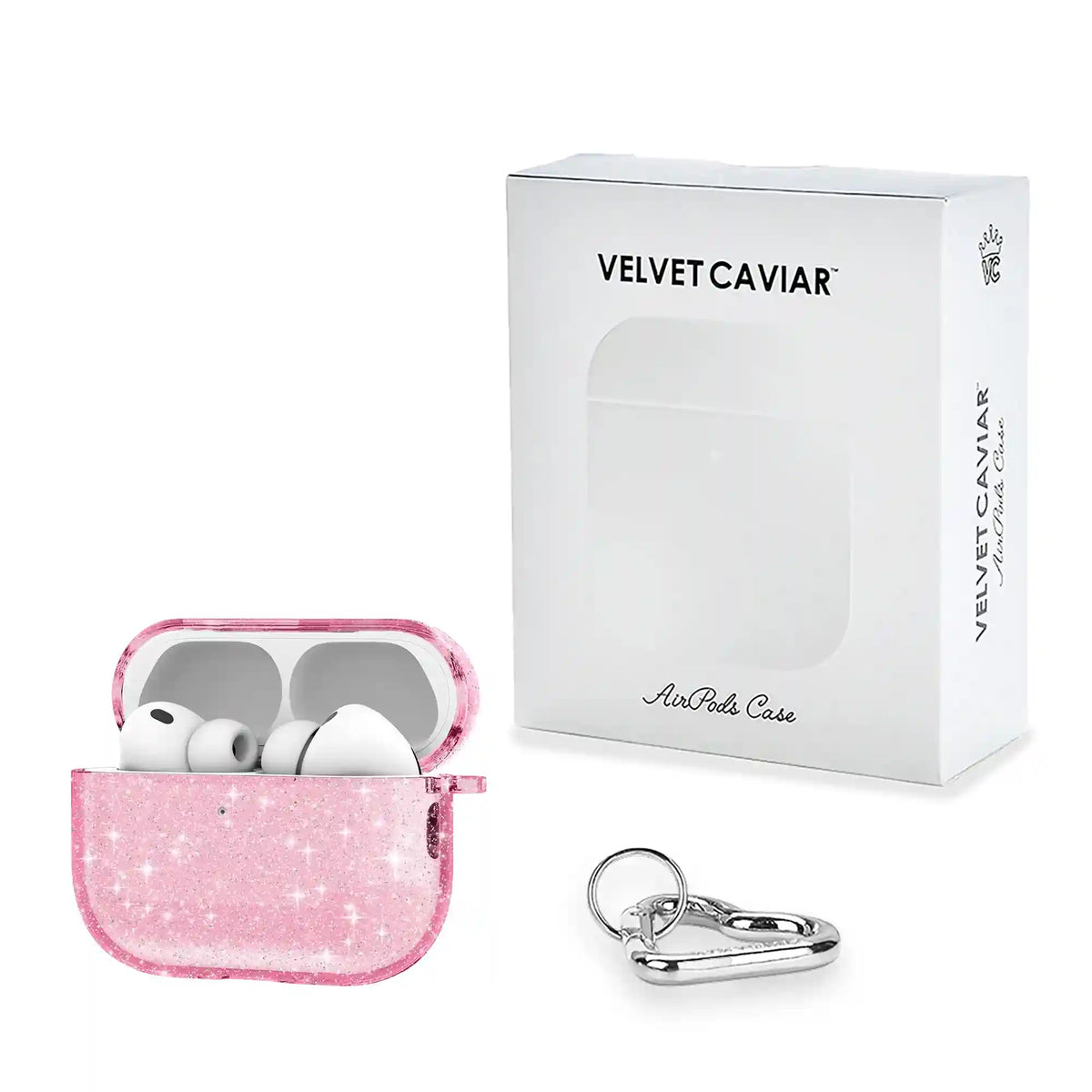 Pink Stardust Glitter AirPod Case