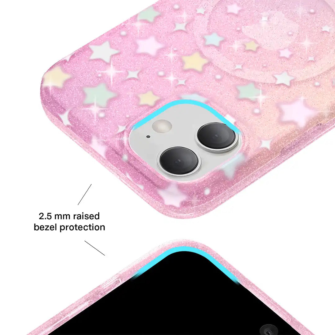 Falling Star Glitter iPhone Case