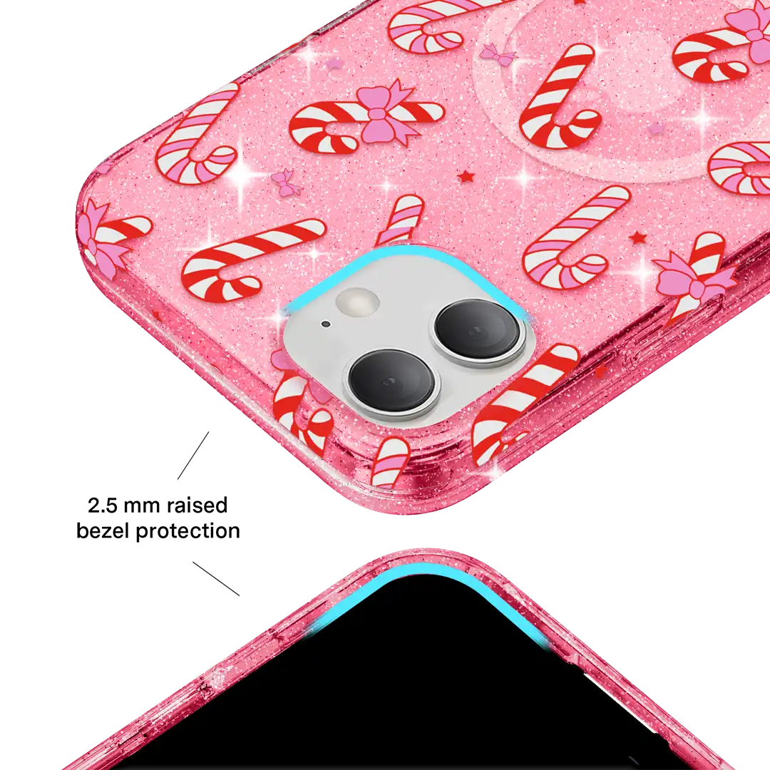Pink Peppermint Princess iPhone Case