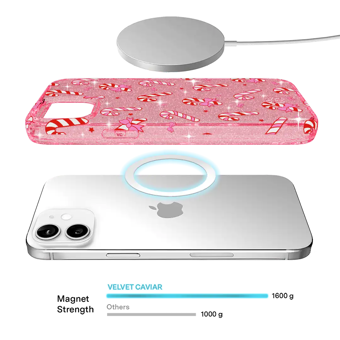 Pink Peppermint Princess iPhone Case