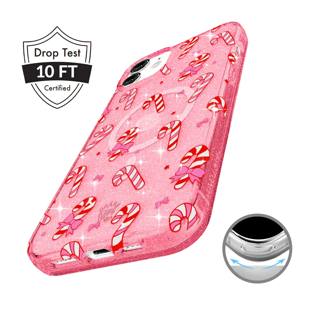 Pink Peppermint Princess iPhone Case