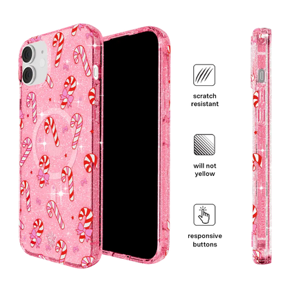 Pink Peppermint Princess iPhone Case