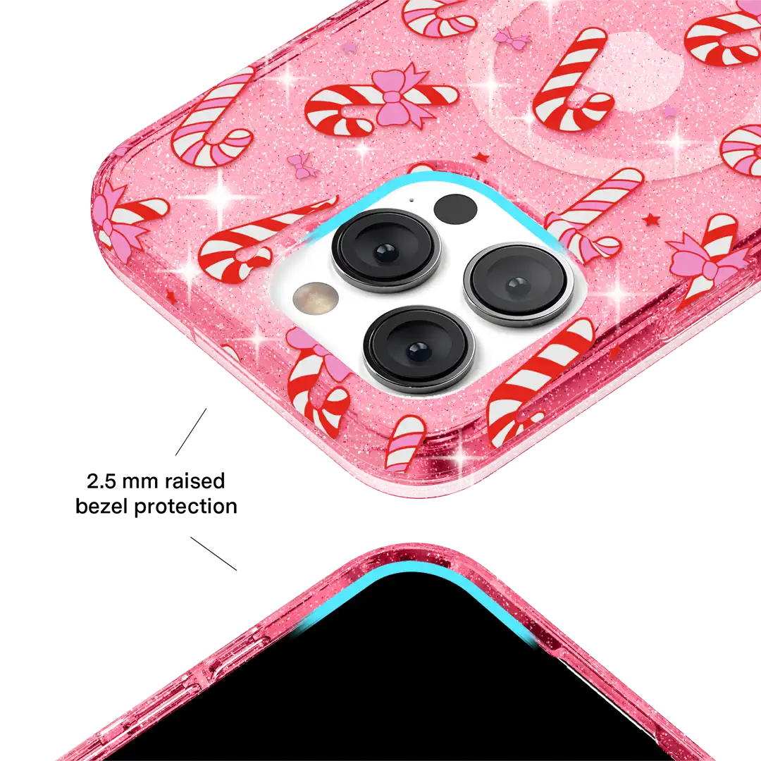 Pink Peppermint Princess iPhone Case