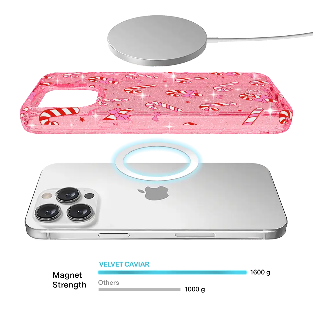Pink Peppermint Princess iPhone Case
