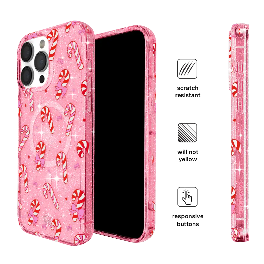 Pink Peppermint Princess iPhone Case