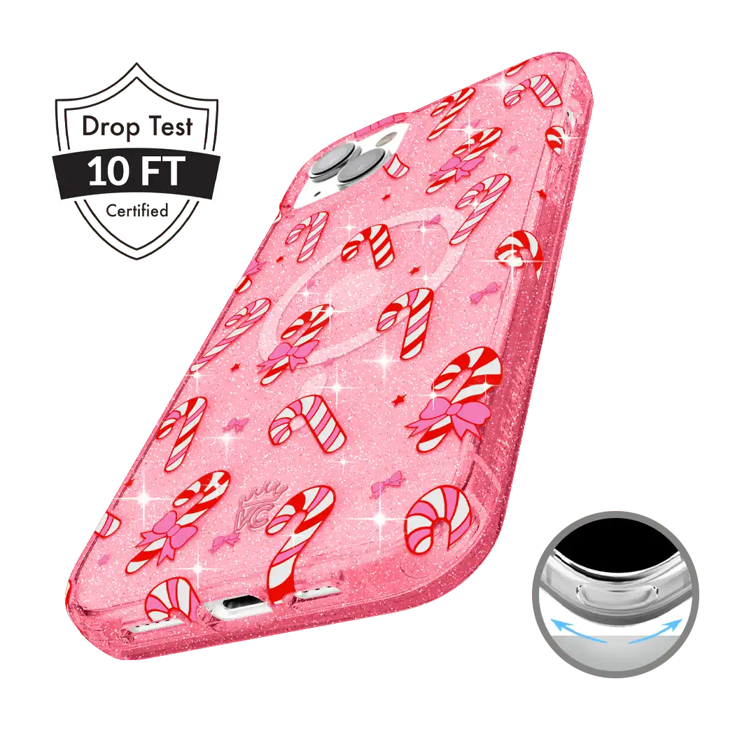 Pink Peppermint Princess iPhone Case