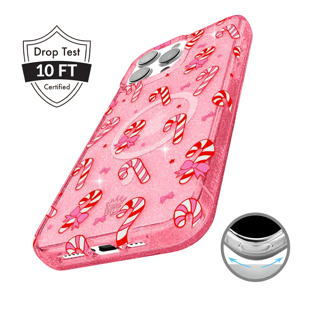 Pink Peppermint Princess iPhone Case