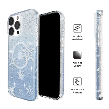 Snow Angel Glitter iPhone Case