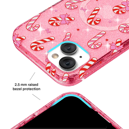 Pink Peppermint Princess iPhone Case