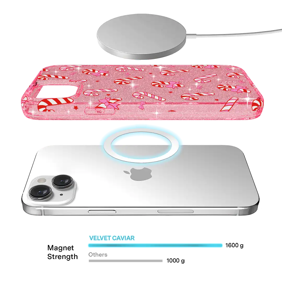 Pink Peppermint Princess iPhone Case