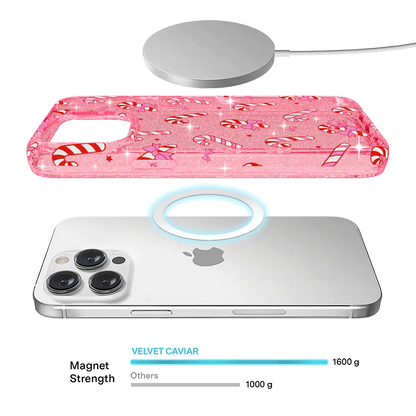 Pink Peppermint Princess iPhone Case