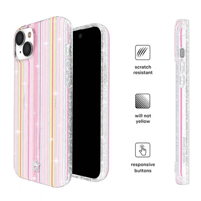 Sunkissed Stripes Glitter iPhone Case