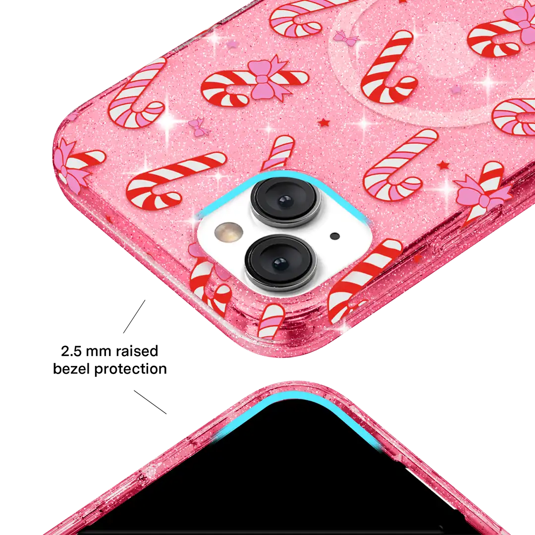 Pink Peppermint Princess iPhone Case