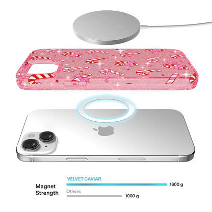 Pink Peppermint Princess iPhone Case
