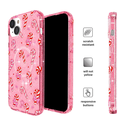 Pink Peppermint Princess iPhone Case
