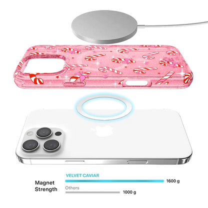 Pink Peppermint Princess iPhone Case