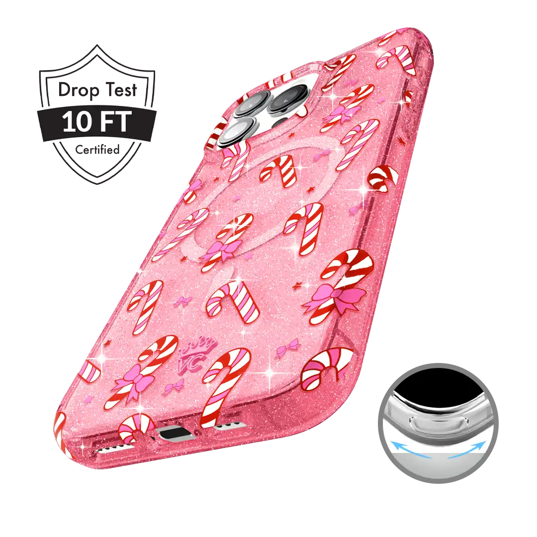 Pink Peppermint Princess iPhone Case