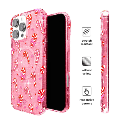 Pink Peppermint Princess iPhone Case