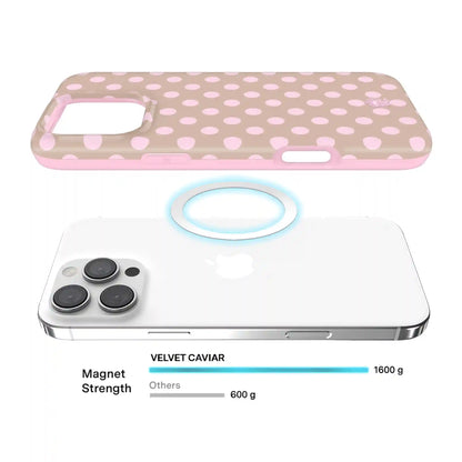 Brown Sugar Polka Dot iPhone Case