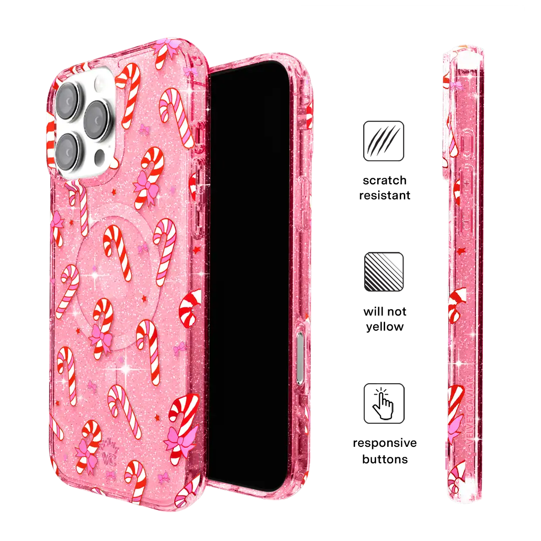 Pink Peppermint Princess iPhone Case