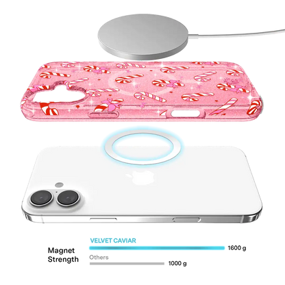 Pink Peppermint Princess iPhone Case