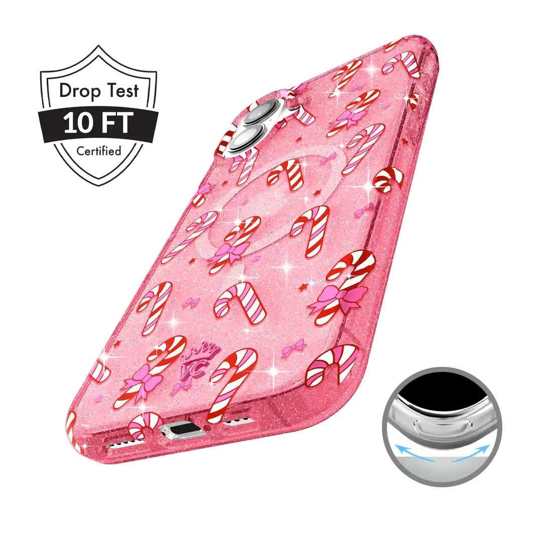 Pink Peppermint Princess iPhone Case
