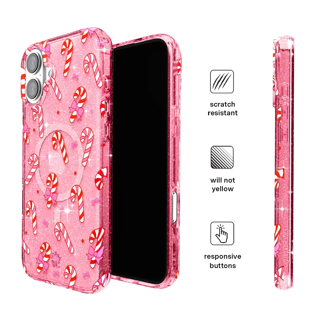 Pink Peppermint Princess iPhone Case