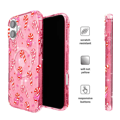 Pink Peppermint Princess iPhone Case