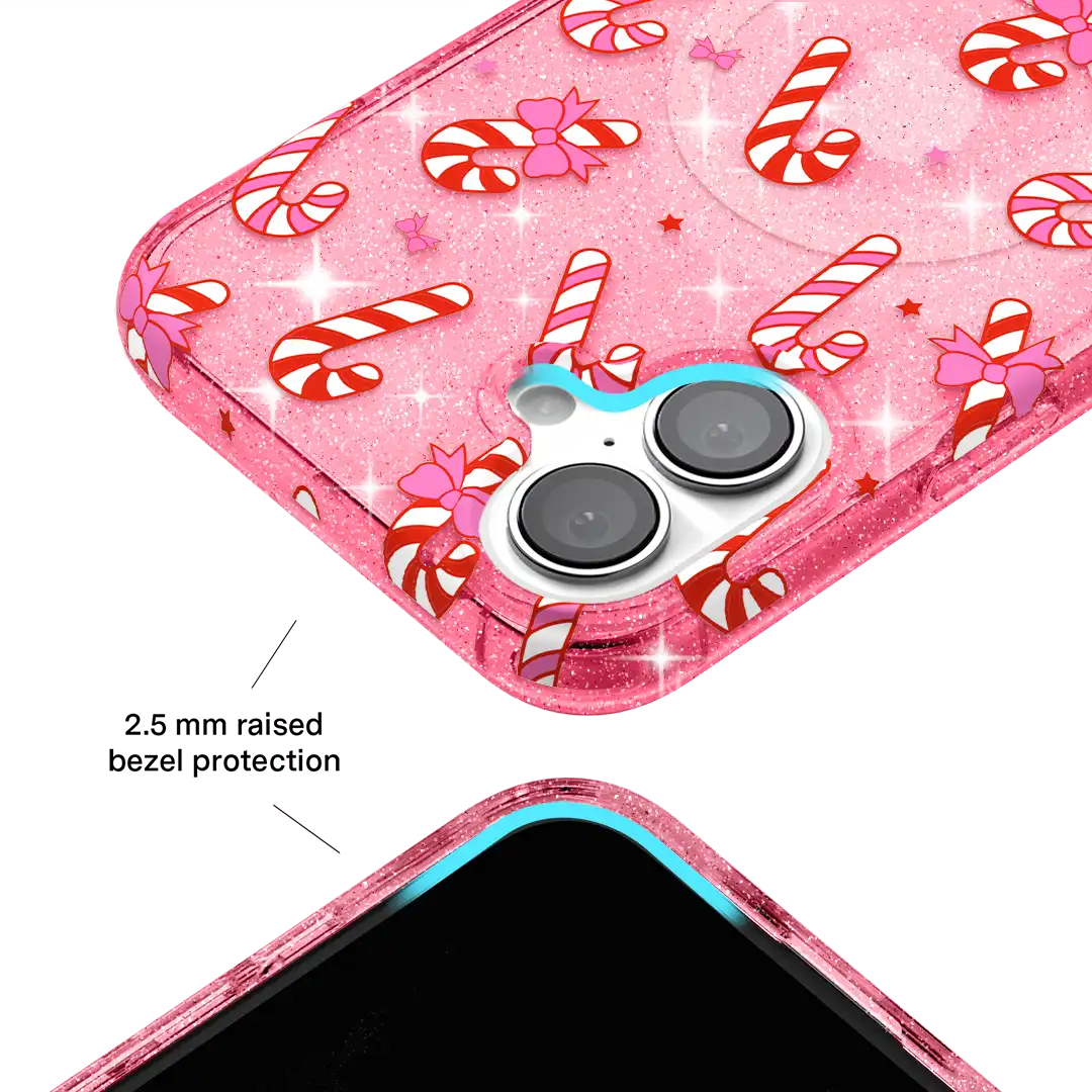 Pink Peppermint Princess iPhone Case