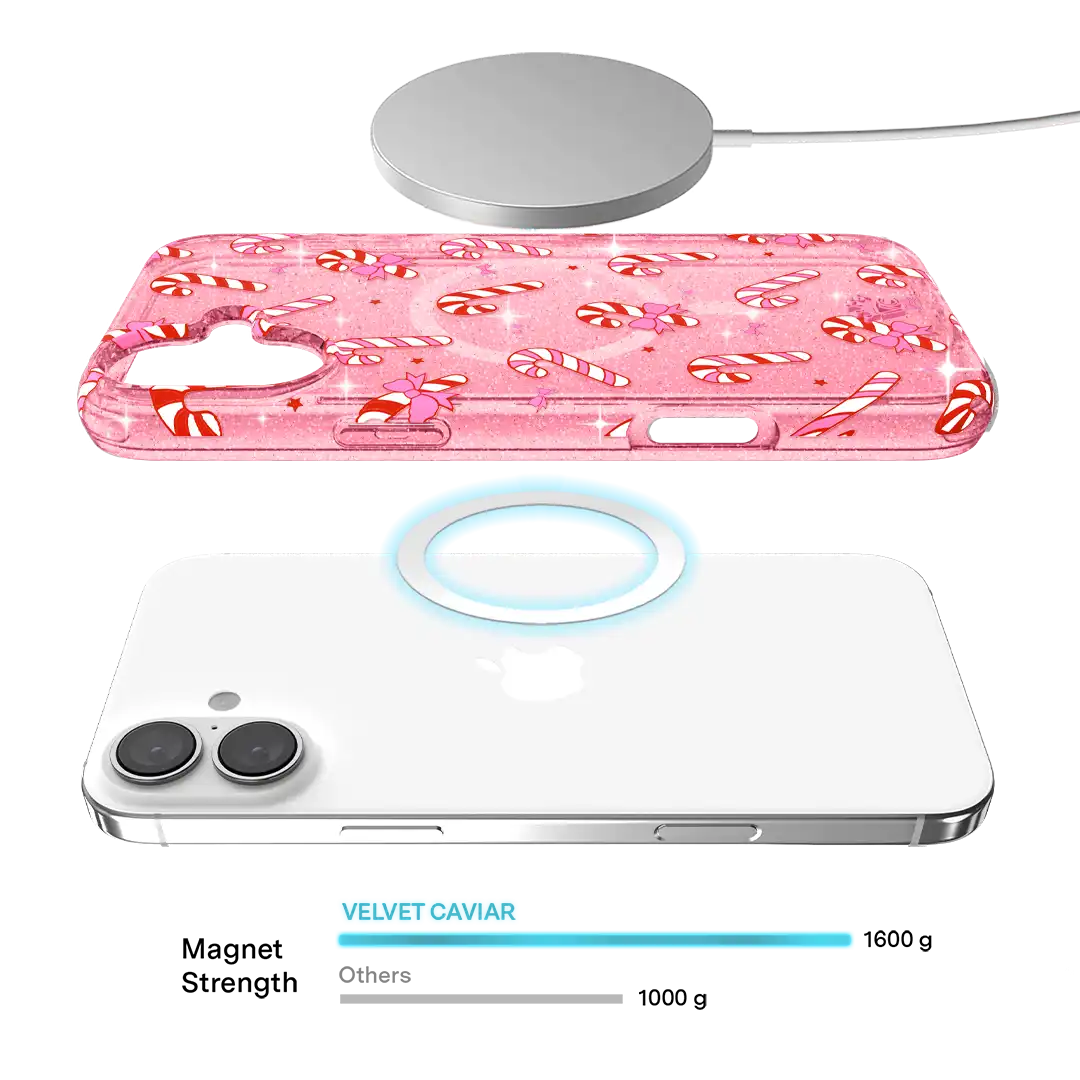 Pink Peppermint Princess iPhone Case