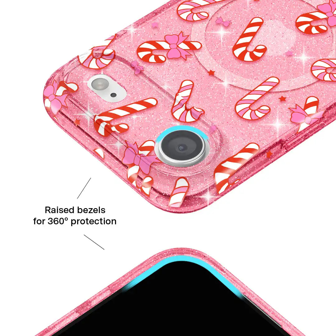 Pink Peppermint Princess iPhone Case