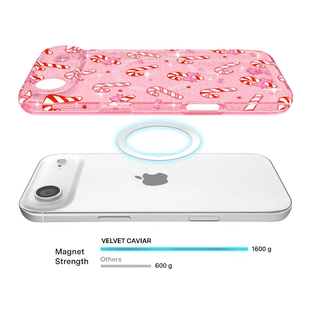 Pink Peppermint Princess iPhone Case