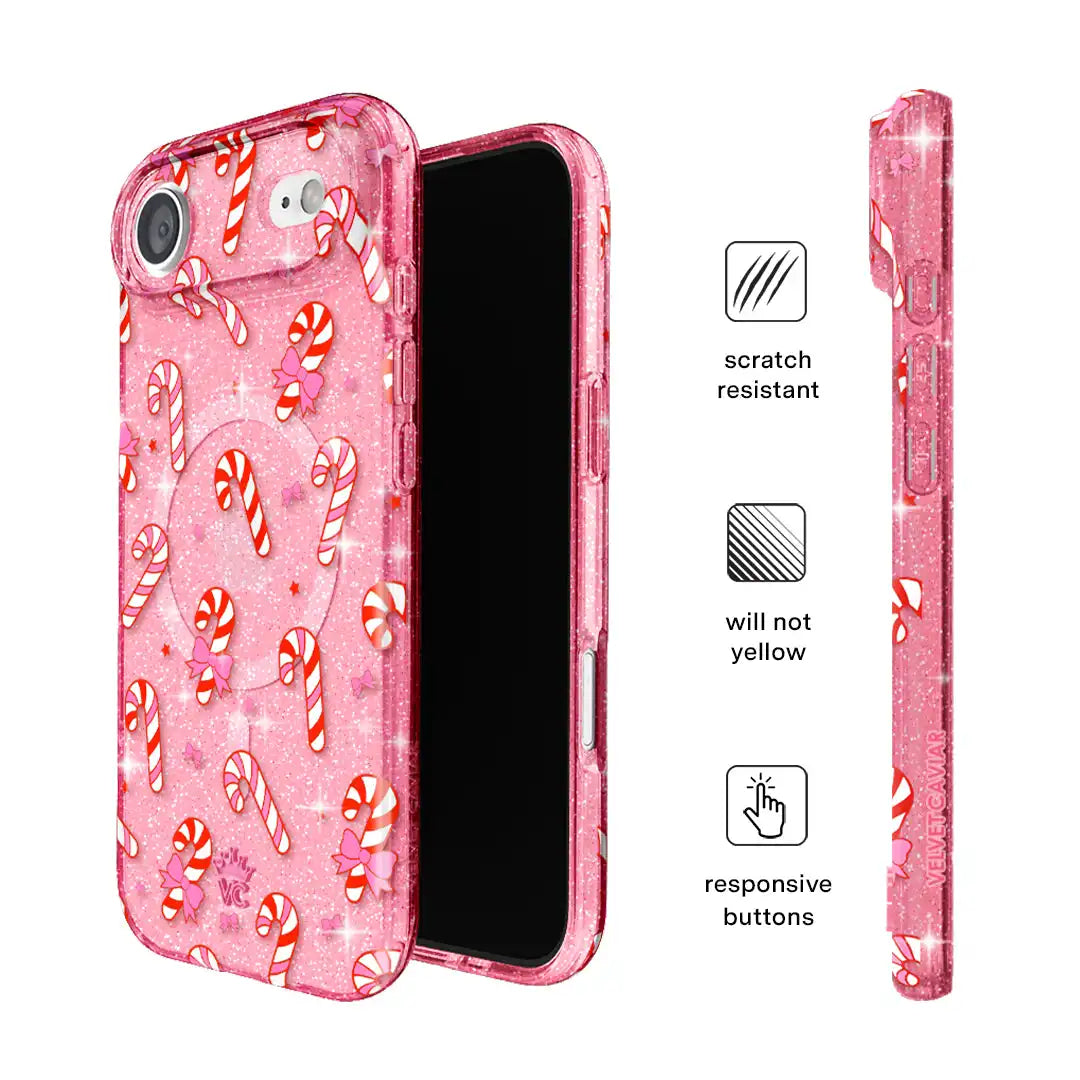 Pink Peppermint Princess iPhone Case