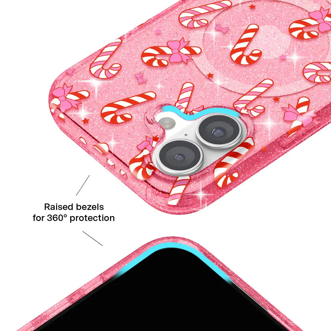 Pink Peppermint Princess iPhone Case