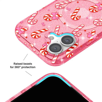 Pink Peppermint Princess iPhone Case