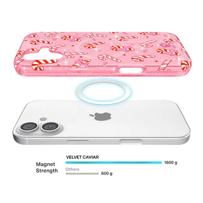 Pink Peppermint Princess iPhone Case