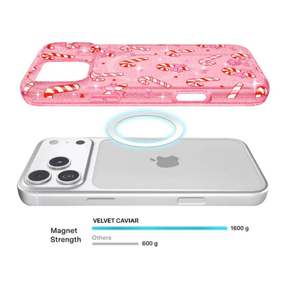 Pink Peppermint Princess iPhone Case