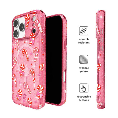 Pink Peppermint Princess iPhone Case