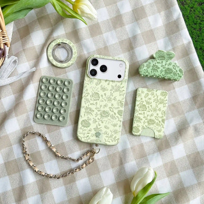 Storybook Sage Floral MagSafe Grip Ring