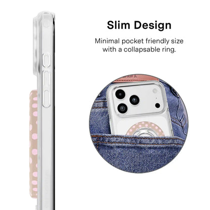 Brown Sugar Polka Dot MagSafe Grip Ring