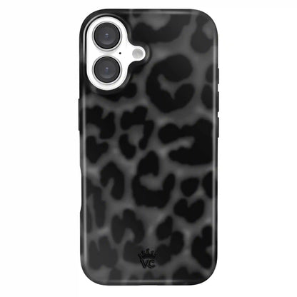 It Girl Black Leopard iPhone Case