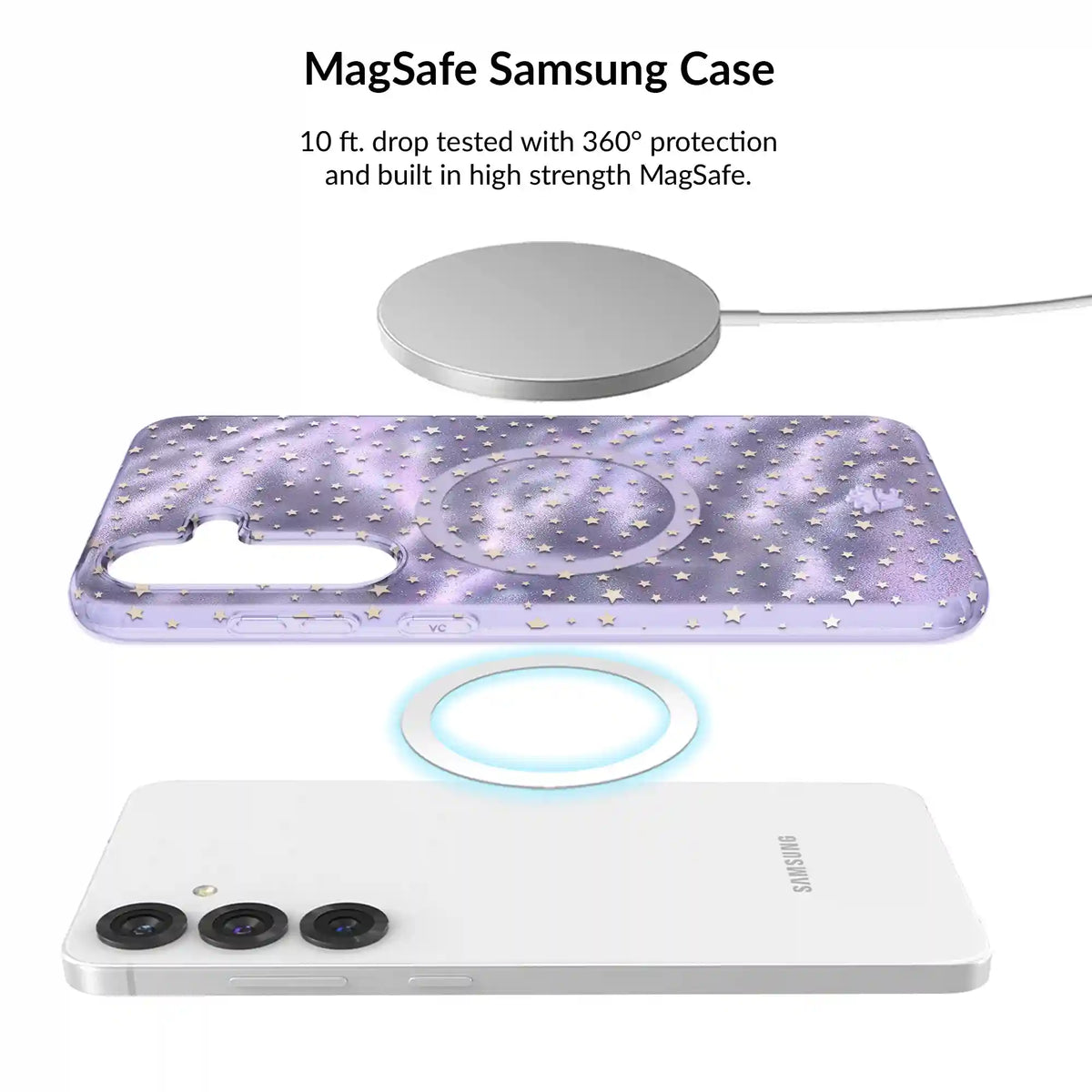 Lilac Celestial Stars Samsung Bundle Set