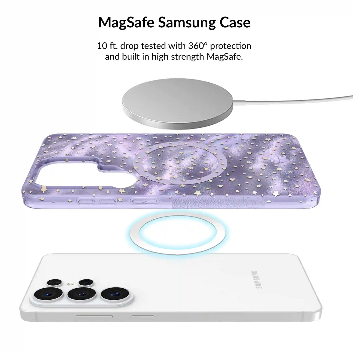 Lilac Celestial Stars Samsung Bundle Set