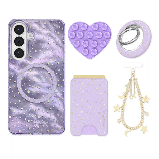Lilac Celestial Stars Samsung Bundle Set