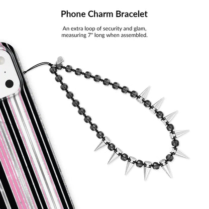 Pretty Punk Stripes Glitter iPhone Bundle Set