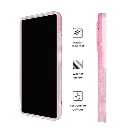 Lucky Kittens Glitter Samsung Case