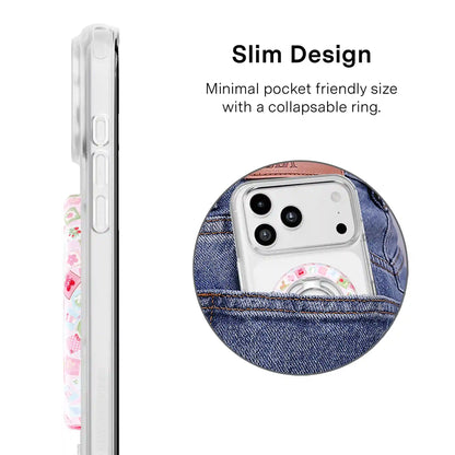 Spring Whimsy Stamps Glitter MagSafe Grip Ring