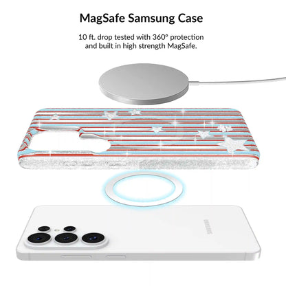 Stars & Stripes Glitter Samsung Bundle Set