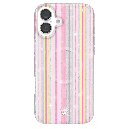 Sunkissed Stripes Glitter iPhone Case