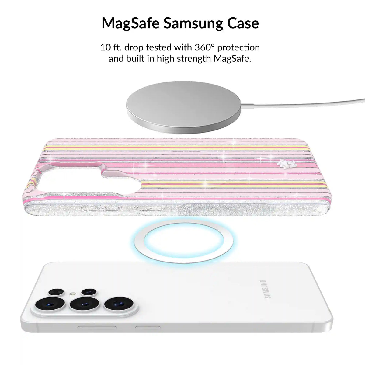Sunkissed Stripes Glitter Samsung Bundle Set